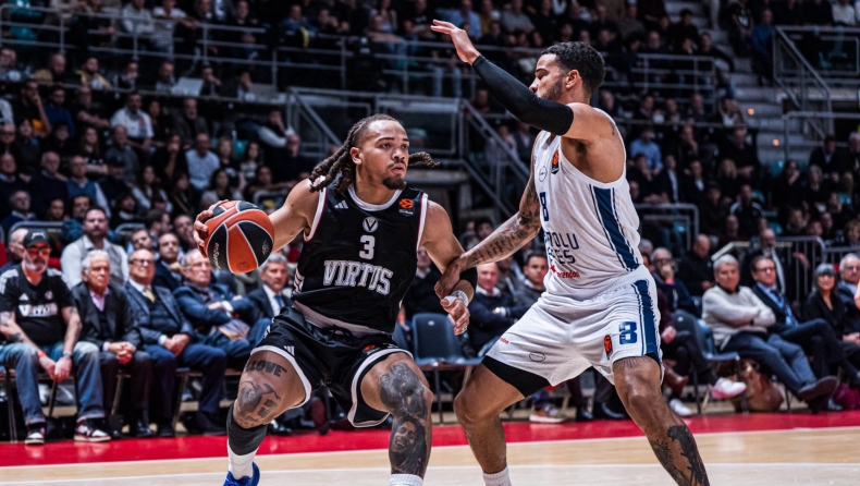 Βίρτους Μπολόνια - Αναντολού Εφές 99-89: Επίδειξη δύναμης με «καυτό» Έντουαρντς