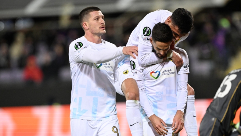 Φιορεντίνα - AEK: Ο Γκατσίνοβιτς άνοιξε το σκορ και δεν πανηγύρισε 