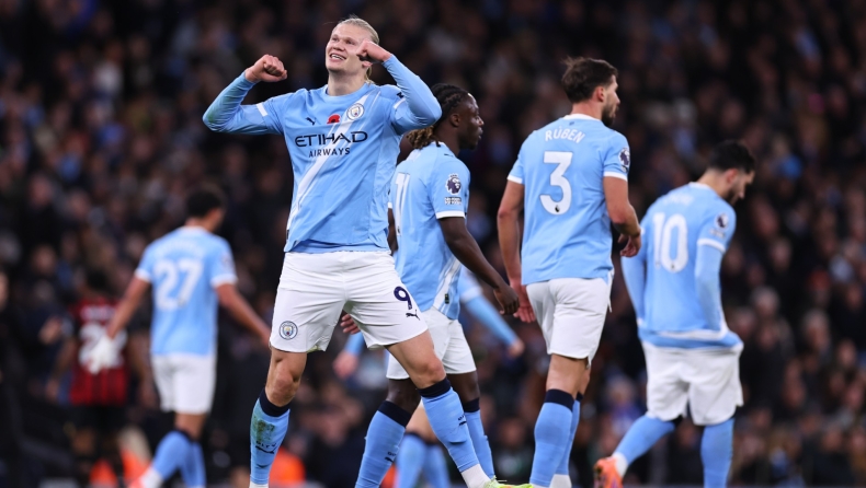 Μάντσεστερ Σίτι - Μπόρνμουθ 3-1: Επιστροφή στις νίκες και 2η θέση!