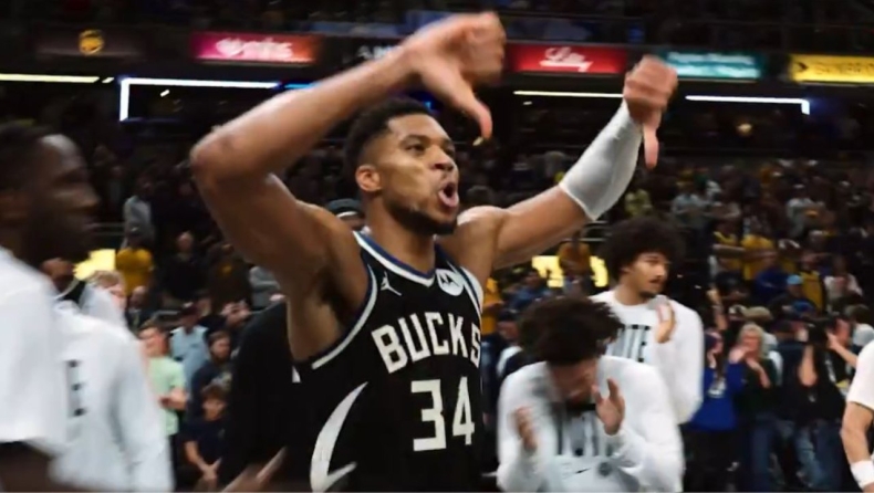 Γιάννης Αντετοκούνμπο: Τα highlights της εμφάνισης του Greek Freak και το... τρολάρισμα στους φίλους των Πέισερς