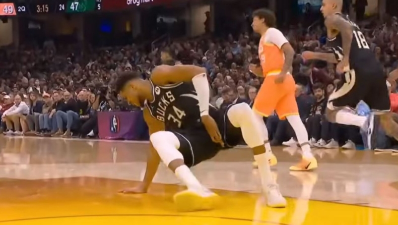 Αντετοκούνμπο: Η στιγμή του τραυματισμού του