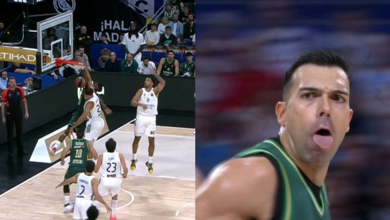 Ρεάλ Μαδρίτης - Παναθηναϊκός: Ο Φαρίντ χάρισε τη φάση της χρονιάς και ο Σλούκας δεν το πίστευε!