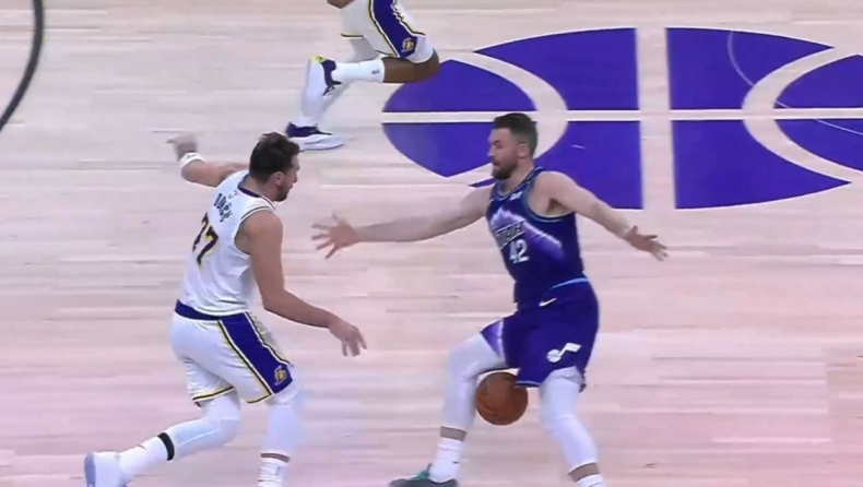 Λούκα Ντόντσιτς: Μυθική «ποδιά» και.. ασίστ για alley oop κάρφωμα