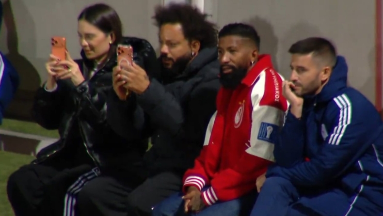 Ολυμπιακός Κ19 - Ρεάλ Μαδρίτης Κ19: Ο Μαρσέλο έβγαλε video την είσοδο του γιου του (vid)