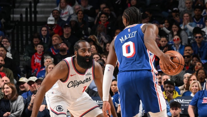 Σίξερς - Κλίπερς 110-108: Η επιστροφή του Τζορτζ, το «39άρι» του Μάξεϊ και ο... μοιραίος Χάρντεν