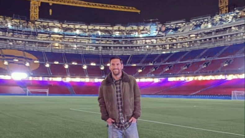 Η... κρυφή επίσκεψη του Μέσι στο νέο Camp Nou: «Ελπίζω μία μέρα να μπορέσω να επιστρέψω...»