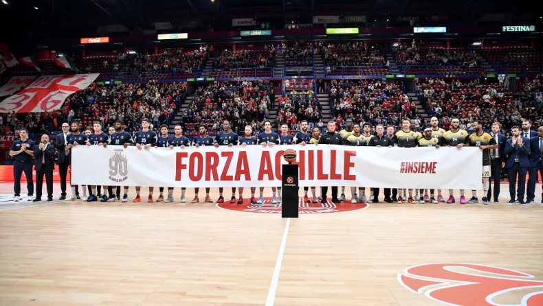 Το τρομερό πανό εμψύχωσης για τον Ακίλε Πολονάρα από Αρμάνι και Βιλερμπάν