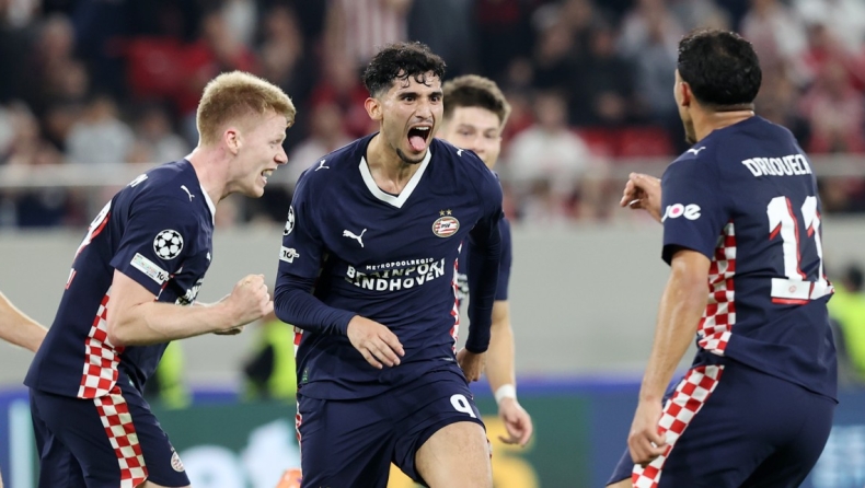 Ολυμπιακός - Αϊντχόφεν: Το γκολ του Πέπι για το 1-1 στο 93'