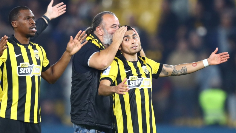 ΑΕΚ: Το φιλί του Μάριου Ηλιόπουλου στον «λυτρωτή» Πινέδα