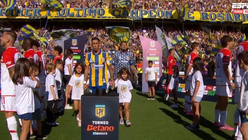 Πρωτοφανής εικόνα στην Αργεντινή: Οι παίκτες της Εστουδιάντες έκαναν pasillo στη Ροζάριο Σεντράλ με... γυρισμένες πλάτες (vid)