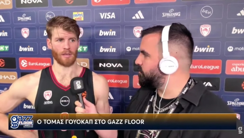 Γουόκαπ στο Gazz Floor by Novibet: «Κανείς μας δεν ανησυχεί για τον Φουρνιέ, θα βρει τον ρυθμό του»