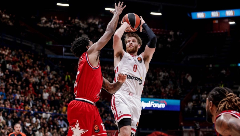 Αρμάνι Μιλάνο-Ολυμπιακός 88-87: Τα highlights του αγώνα