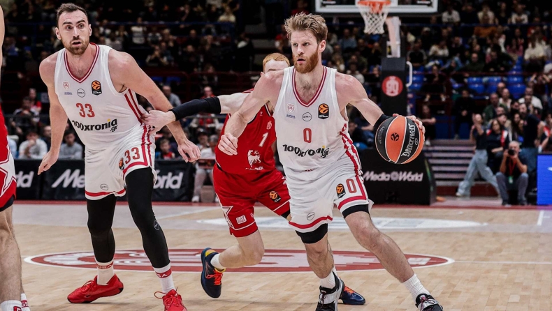 Βαθμολογία, Ολυμπιακός: Η κατάταξη μετά την ήττα από την Αρμάνι Μιλάνο