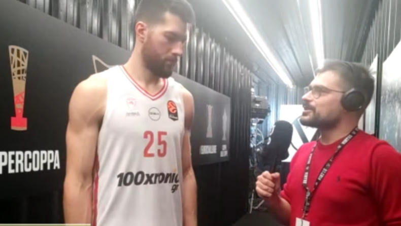 Ο Πίτερς στο Gazz Floor του Gazzetta by Novibet: «Στο τέλος ήταν ugly win» - Το σχόλιό του για τη φωτιά στο εστιατόριό του 