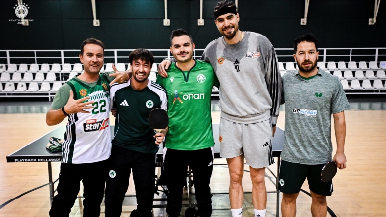 Παναθηναϊκός: «Πράσινη» συνάντηση με αθλητές του Πινγκ Πονγκ 