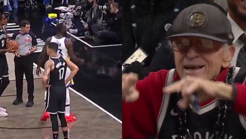 Ντρέιμοντ Γκριν σε 89χρονο οπαδό των Νετς: «Βάλε τον γέρικο κ@λ@ σου κάτω»