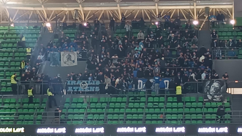 Παναθηναϊκός - Ηρακλής: Οι φίλοι του Γηραιού πήραν θέση στις εξέδρες