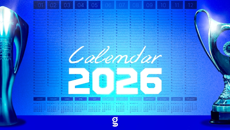 Πρόγραμμα 2026: Όλα τα ματς των ελληνικών ομάδων 