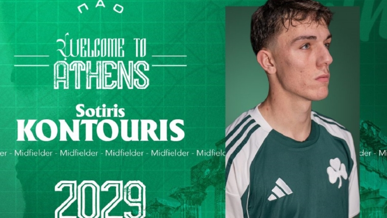 Παναθηναϊκός: Και επίσημα στο «τριφύλλι» ο Κοντούρης