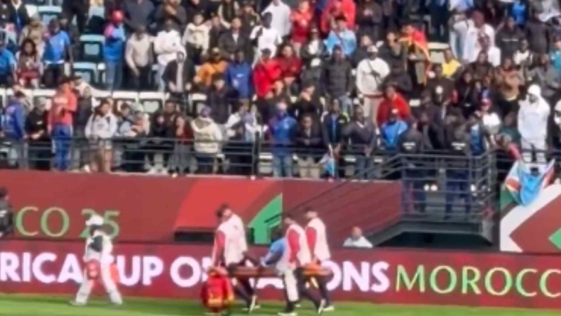 Κόπα Άφρικα: Ο Μουτουσαμί του Ατρόμητου έφυγε με φορείο για να μην αποβληθεί