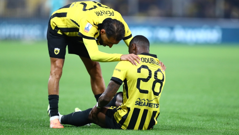 ΑΕΚ - ΟΦΗ: Άτυχος Οντουμπάτζο, έγινε αναγκαστική αλλαγή στο 10'