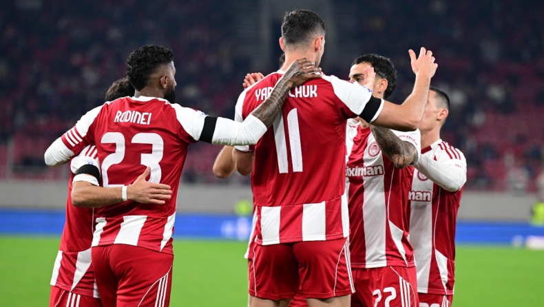  Ολυμπιακός – Ηρακλής 6-0: Εριξε... εξάρες και πέρασε ως πρώτος με «προπόνηση»!