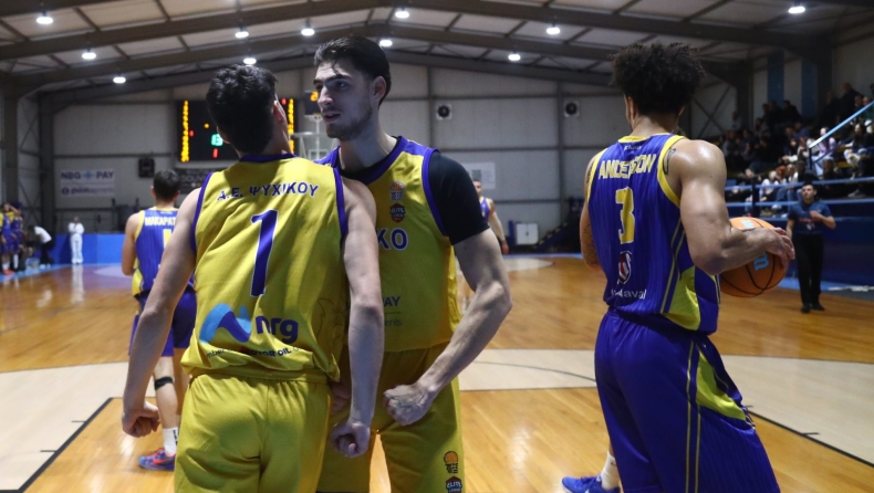 Ψυχικό - Λαύριο 88-69: Με «διπλό» Γουέλς πήρε εύκολα την 7η νίκη του!