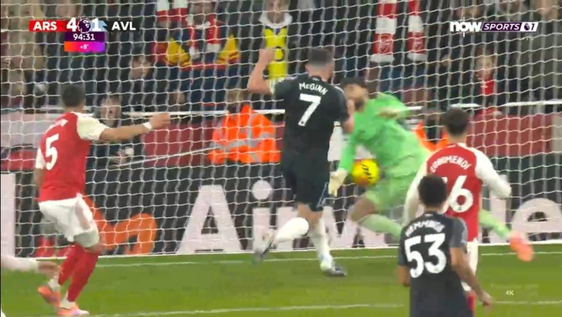 Άρσεναλ: Ο Ράγια έκανε την απόκρουση της χρονιάς λίγο πριν φύγει το 2025 (vid)