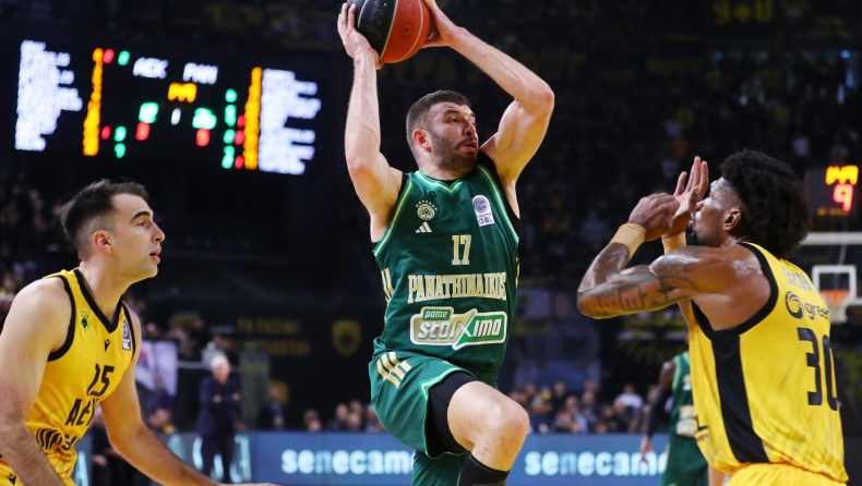 ΑΕΚ - Παναθηναϊκός: Τρομερά ποσοστά οι πράσινοι στο α' δεκάλεπτο