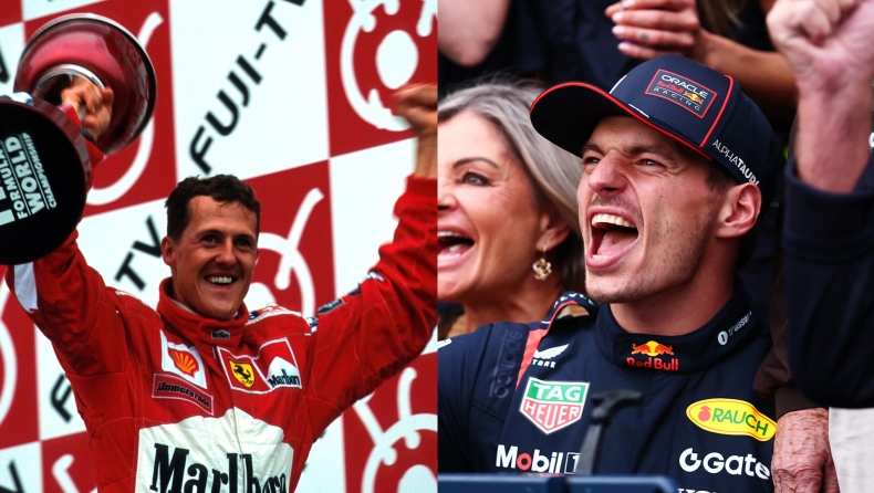 F1 - To… άπιαστο ρεκόρ του Σουμάχερ που δεν ισοφάρισε ο Φερστάπεν