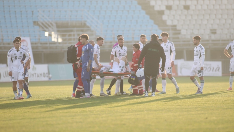 Καβάλα - Παναθηναϊκός: Ο Σφιντέρσκι τραυματίστηκε στο αυτί 
