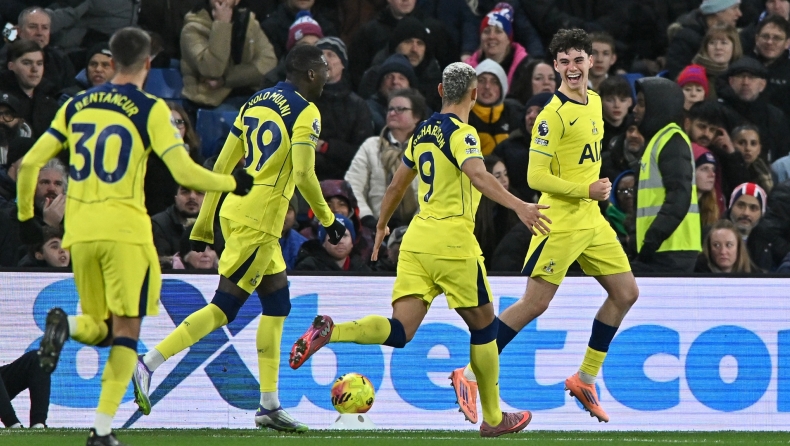 Κρίσταλ Πάλας - Τότεναμ 0-1: Επέστρεψε στις νίκες με μεγάλη... απόδραση