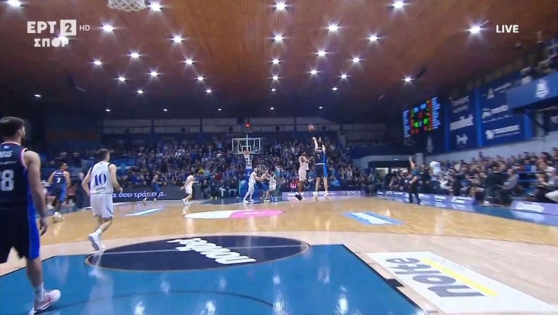 Ηρακλής - Πανιώνιος: Buzzer beater από το κέντρο ο Τσαλμπούρης!