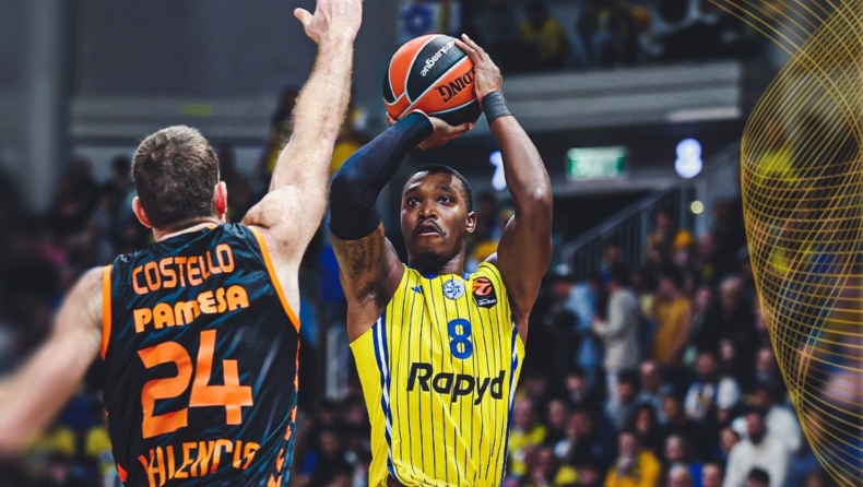 Μακάμπι - Βαλένθια 85-82: Παραμένει αήττητη τον Δεκέμβριο!