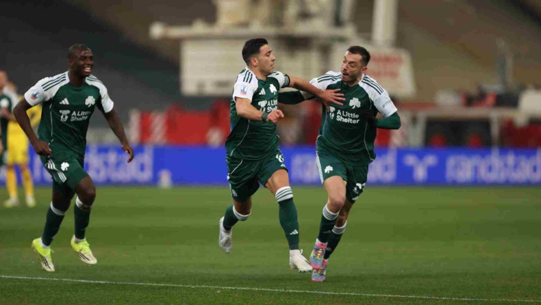 Παναθηναϊκός – Άρης: Ο Μπακασέτας με δυνατό σουτ άνοιξε το σκορ για τους «πράσινους» (vid)