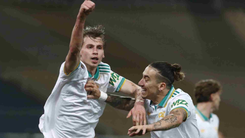 Παναθηναϊκός – Ρόμα: Αδράνεια για το «τριφύλλι» με τον Ζιολκόφσκι να ισοφαρίζει (vid)