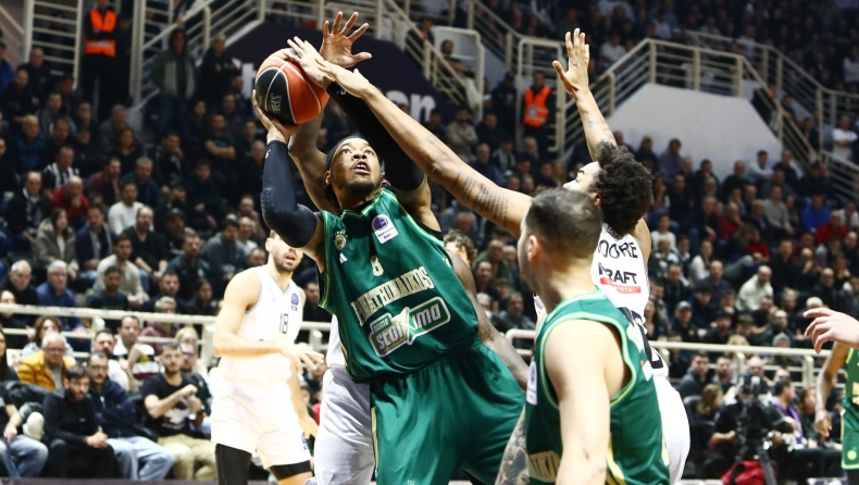 ΠΑΟΚ - Παναθηναϊκός 69-74: Είδε και (δεν) έπαθε μέχρι να νικήσει στην Πυλαία