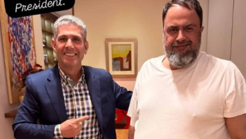 Ολυμπιακός: Ο Μαρινάκης με τον ατζέντη του Αντρέ Λουίζ