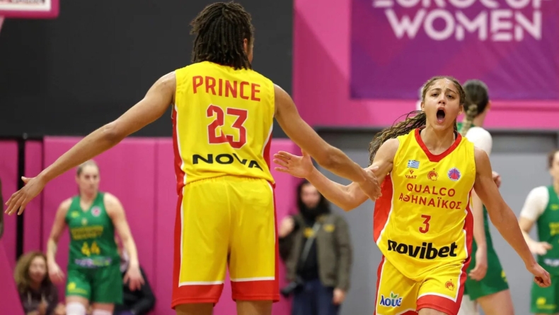 Αθηναϊκός - Σόπρον 82-71: «Καθάρισε» στο τέταρτο δεκάλεπτο!