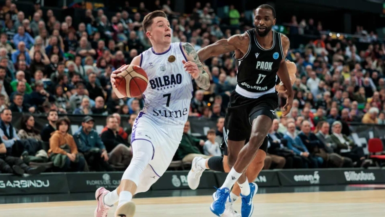 Μπιλμπάο-ΠΑΟΚ 95-73: Οι Βάσκοι παρέσυραν τον «Δικέφαλο του Βορρά»