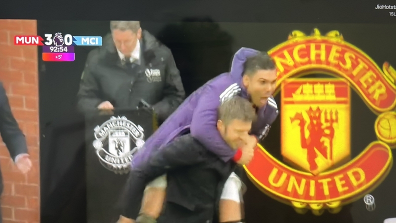 Μάντσεστερ Γιουνάιτεντ - Μάντσεστερ Σίτι: Ανέβηκε στον Κάρικ ο Κασεμίρο