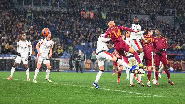 Ρόμα - Μίλαν 1-1: Έχασαν έδαφος στο Ολίμπικο οι Ροσονέρι
