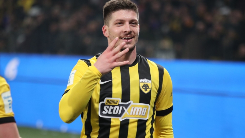 Λούκα Γιόβιτς: Καρέ τερμάτων στην ΑΕΚ, μετά το 2000 και τον Ντέμη