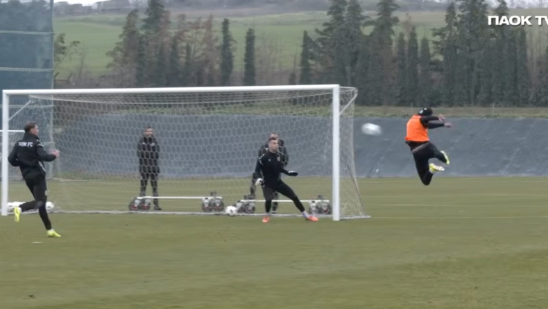 ΠΑΟΚ: Ο Χατσίδης σκόραρε με αεροπλανικό, ο Λουτσέσκου φώναζε για πίεση