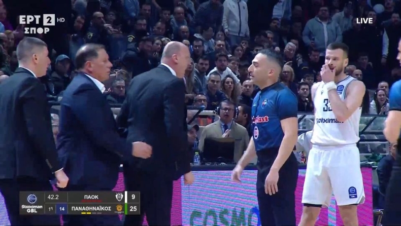 ΠΑΟΚ - Παναθηναϊκός: Ο Ζντοβτς αποβλήθηκε μετά από μόλις 9 λεπτά