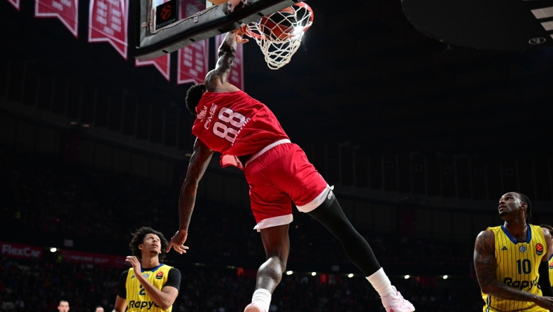 Ολυμπιακός - Μακάμπι 100-93: Τα highlights της αναμέτρησης