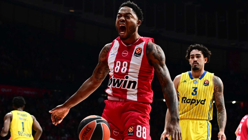 Βαθμολογία EuroLeague: Η κατάταξη μετά τη νίκη του Ολυμπιακού