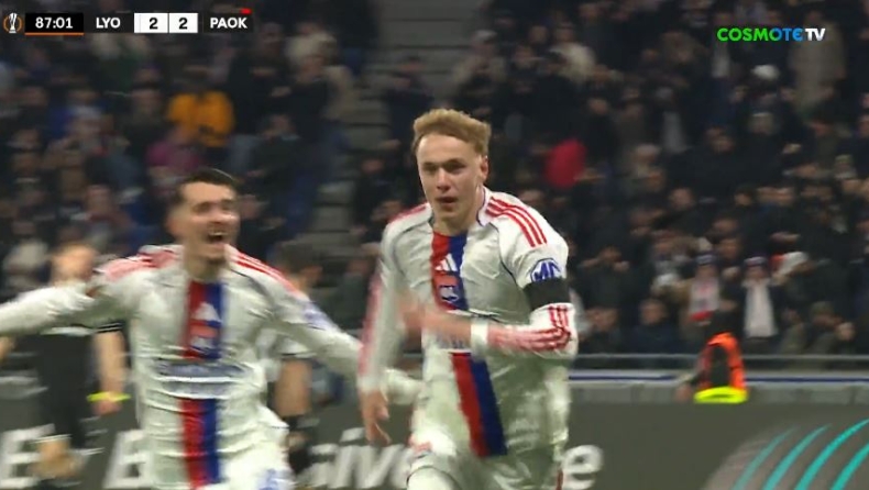 Λιόν - ΠΑΟΚ: Το χαμένο πέναλτι και τα γκολ από Κάραμπετς και Ροντρίγκες για το 4-2