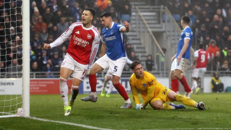 Πόρτσμουθ - Άρσεναλ 1-4: Άνετη πρόκριση με Μαρτινέλι