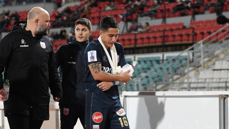 Βόλος: Κάταγμα στον αγκώνα και χειρουργείο για τον Μαρτίνες